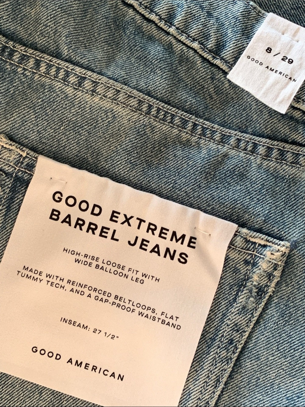 Good American
Good Extreme
Ripped Super
High Waist Barrel
Jeans - Picture 14 of 17